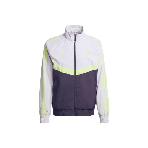 Adidas FC Bayern Woven Track Топ Куртки и Пальто Мужской Серебряный Рассвет