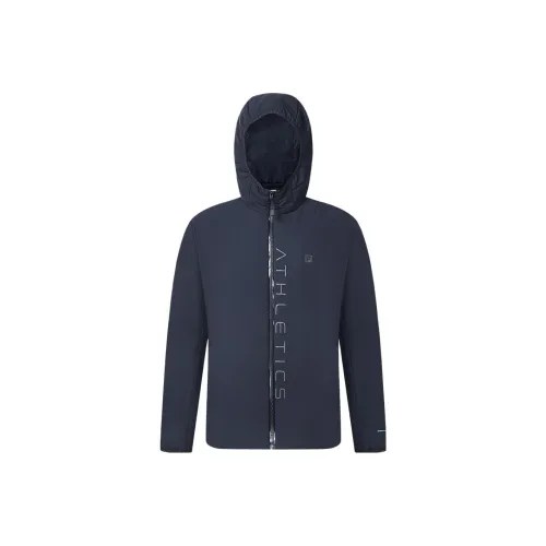 FILA Фитнес Хлопковый пуховик Мужской Королевский синий