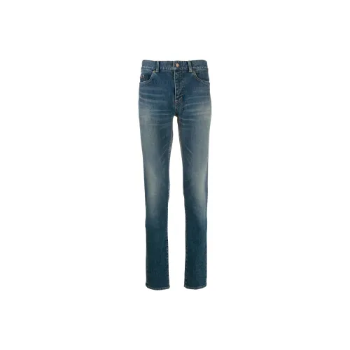 SAINT LAURENT Blue Men's Jeans SAINT LAURENT Синий Мужские Джинсы