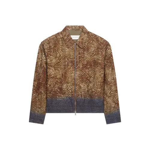 DRIES VAN NOTEN SS25 Куртки и пальто Мужской Коричневый