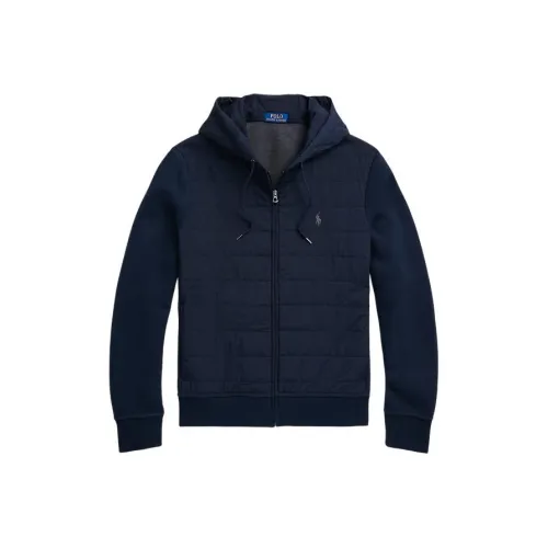 Polo Ralph Lauren SS24 Хлопковый пуховик Мужской Морской синий