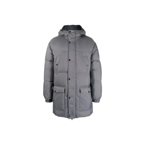 Yves Salomon Пуховик Мужской Серый