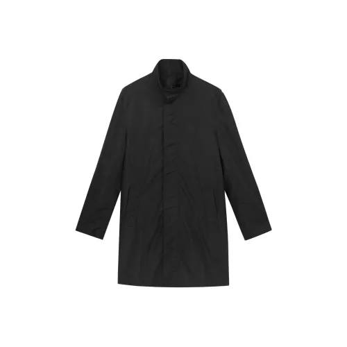 VERSACE Черный Мужской Тренч