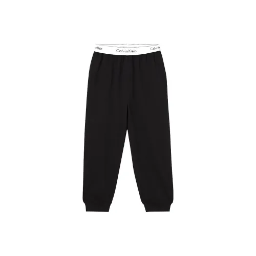 CK Calvin Klein Штаны с манжетами Умеренный Тренировочные брюки Унисекс Мужской Черный