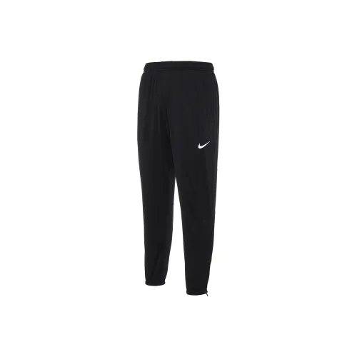 Nike Черные Мужские Вязаные Тренировочные Штаны