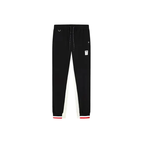 FILA MIHARA YASUHIRO Collaboration Collection Глубокий черный Мужские Вязаные Тренировочные Штаны