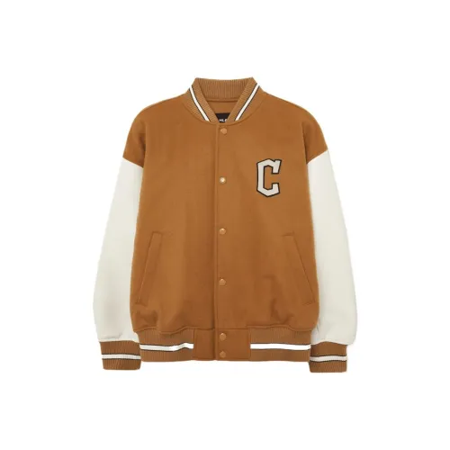 Mlb Base Logo Cleveland Guardians Cultive Куртки Пальто Унисекс CAMEL
