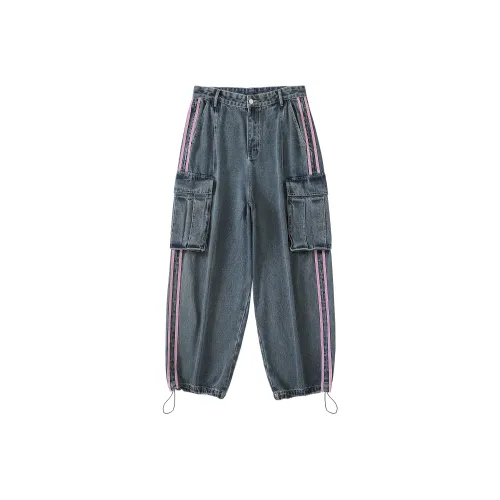 Crying Center Denim Unisex Cargo Pants (Кричание Центр Деним Унисекс Карго Брюки)