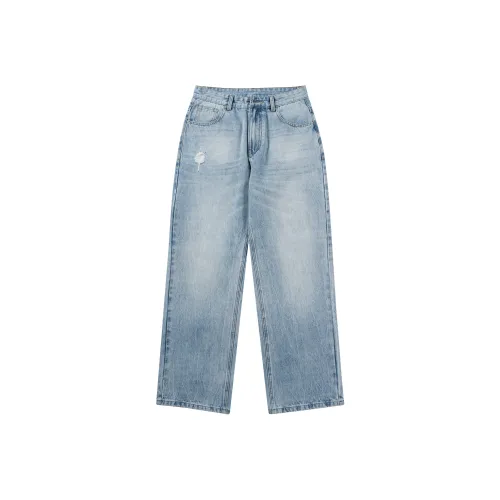 SONGS ALONG Джинсы Унисекс Ice Синий