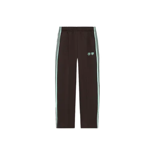 LINING Sports Life Collection Вязаные тренировочные штаны унисекс коричневые