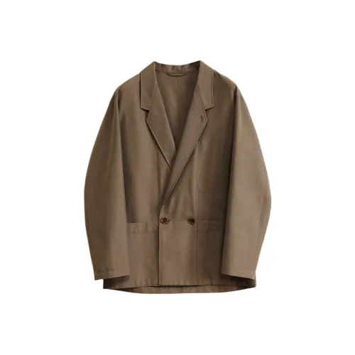 Lemaire Двойная застежка Workwear Куртка Куртки и Пальто Мужской Хаки