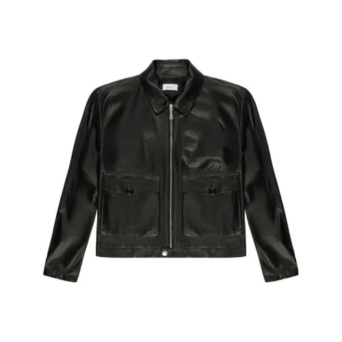 BALLY Черные Мужские Кожаные Куртки