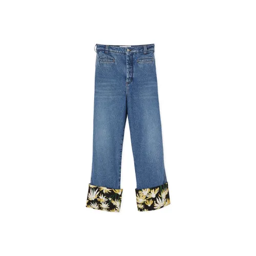 LOEWE Совместное издание Синий Мужской Джинсы