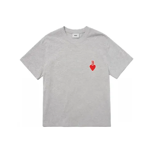 MLB Boston Red Sox Серые Унисекс Футболки