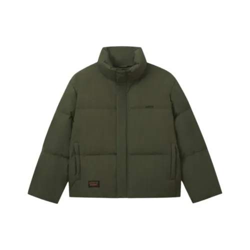 Levis Зеленый Мужской Пуховик