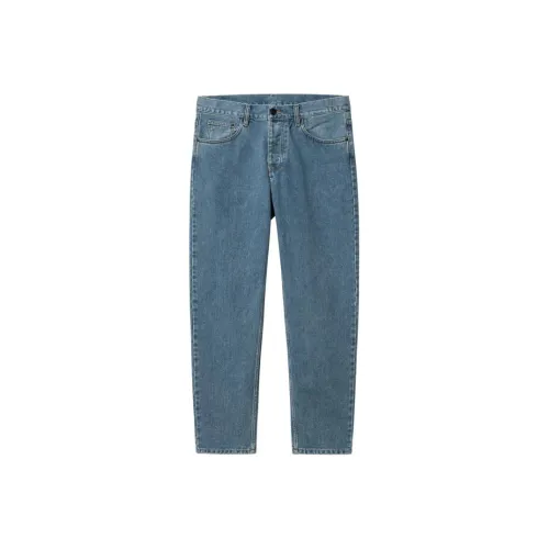 Carhartt WIP Dodger Blue Men's Jeans Кархартт WIP Доджер Синий Мужские Джинсы
