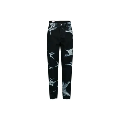 DRIES VAN NOTEN Мужские черные джинсы