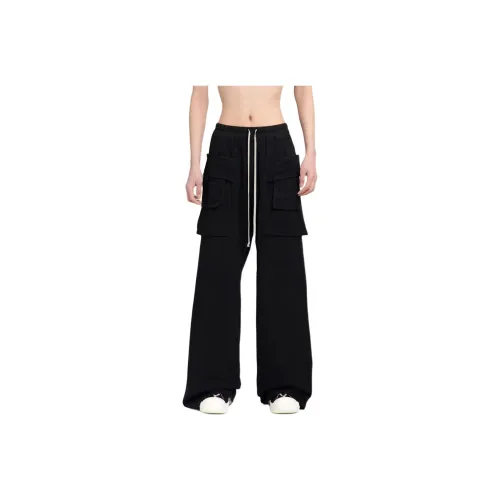 RICK OWENS совместный бренд Черные Мужские Карго Брюки