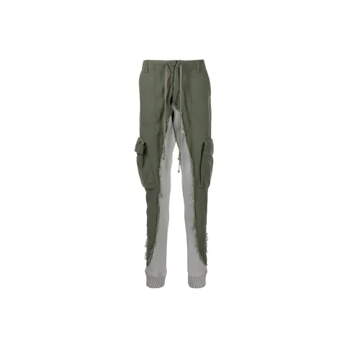 GREG LAUREN Зеленые Мужские Карго Брюки