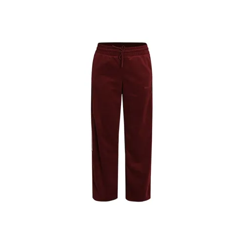 ADIDAS NEO Прямой крой Повседневные брюки Женские Красный