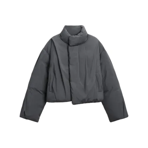 ZARA Year of the Dragon Limited Series Черный Серый Цвет Мужские Пуховики