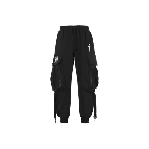 GUERRILLA GROUP Повседневные брюки Унисекс Черный