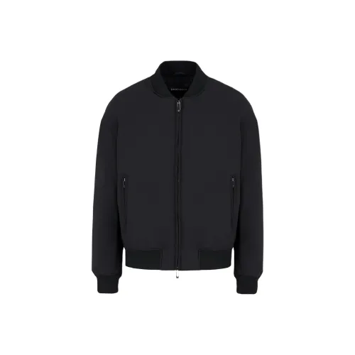 EMPORIO ARMANI Хлопковый пуховик Мужской Черный