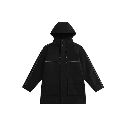 PEACEBIRD MEN Тренчкот Мужской Черный