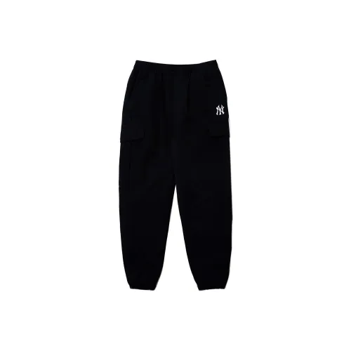Mlb Base Logo Вязаные Тренировочные Штаны Унисекс Черные