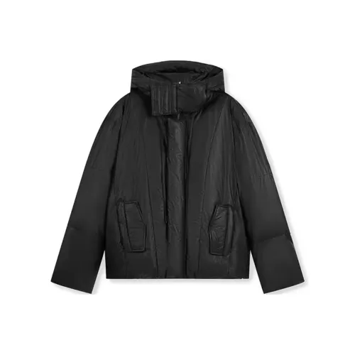 BONELESS Cut Down Jacket Unisex Black