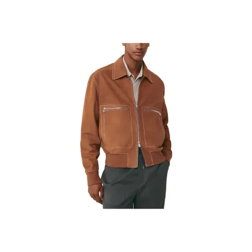 HERMES SS23 Кожа Куртка Мужская