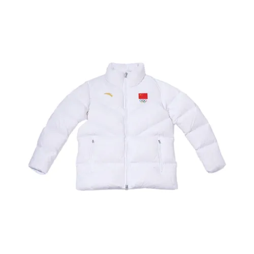 Anta белый унисекс пуховики куртки