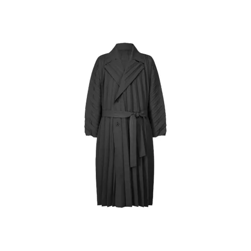 ISSEY MIYAKE Тренчкот Мужской Черный