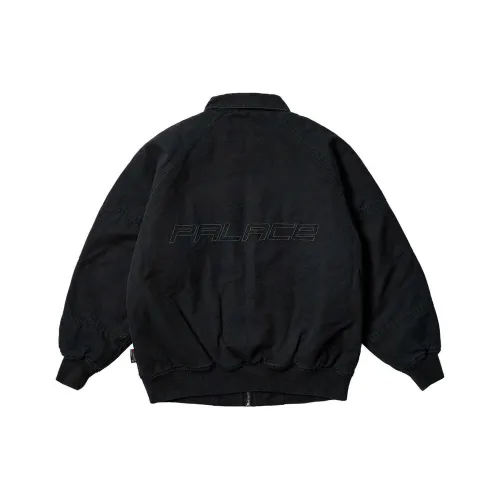 PALACE SS24 Series HEAVY Canvas Bomber Jacket Black Jackets Coats Unisex Black