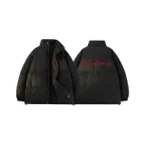 Чёрный-Красный (Ветрозащитный планка воротник-стойка стиль позиционирования)