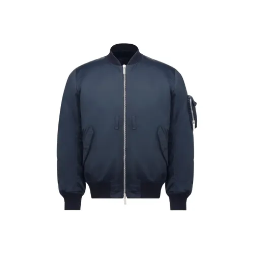 DIOR FW23 Куртки и Пальто Мужской Морской Синий