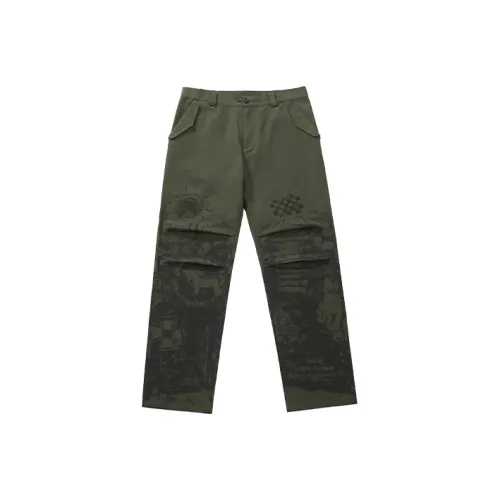 Penfield Прямой крой Повседневные штаны Унисекс Армейский зеленый