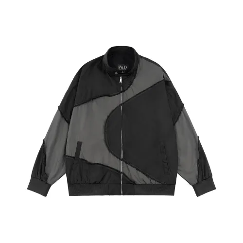 PILOTDRAGON P D 24FW Куртки и Пальто Унисекс Черный