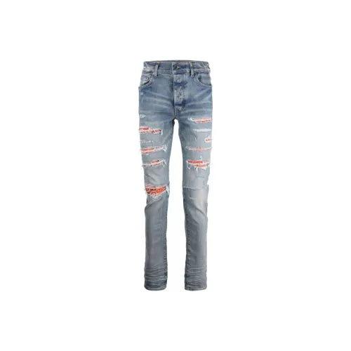 AMIRI Men's Blue Jeans AMIRI Мужские синие джинсы