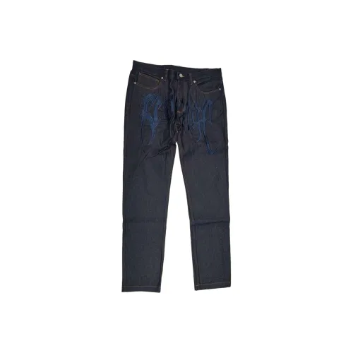 Revenge FW21 Джинсы Мужские Морской Синий