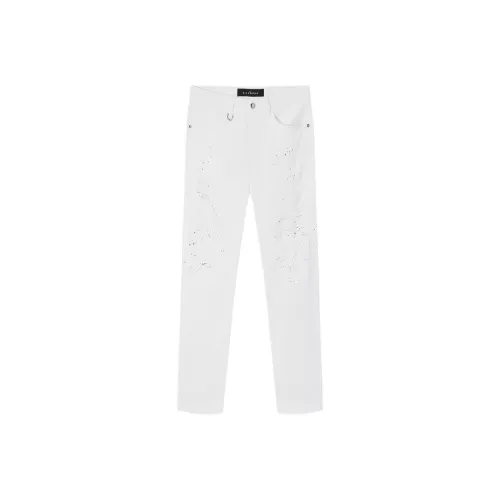 JOHN RICHMOND SS25 Джинсы Мужские Натуральный Белый