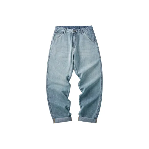 SONGS ALONG Джинсы Унисекс Light Синий