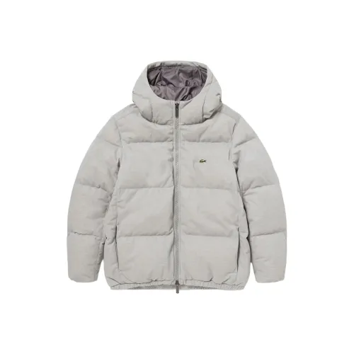 LACOSTE Серый Мужской Пуховик
