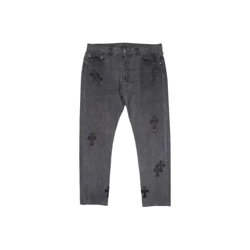 Chrome Hearts Дымчато-серый Мужские Джинсы