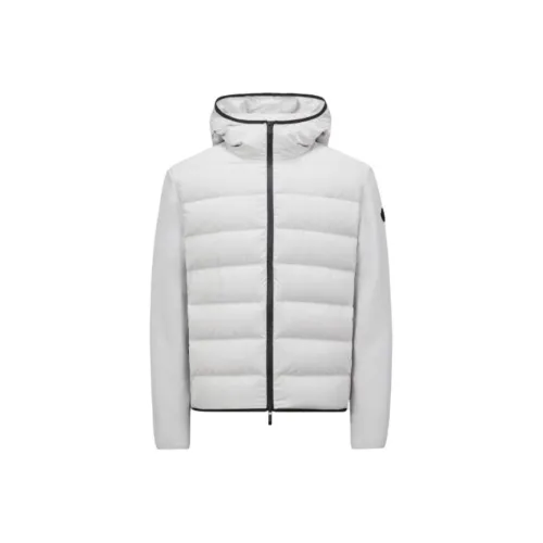 Moncler Padded Corduroy Collection Утепленный хлопок ZIP UP Толстовка Down Jacket Мужской Ice Gray