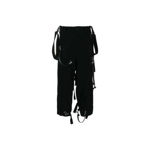 Yohji Yamamoto Черные Мужские Карго Брюки