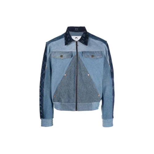 Marine Serre Куртки и Пальто Мужской Синий