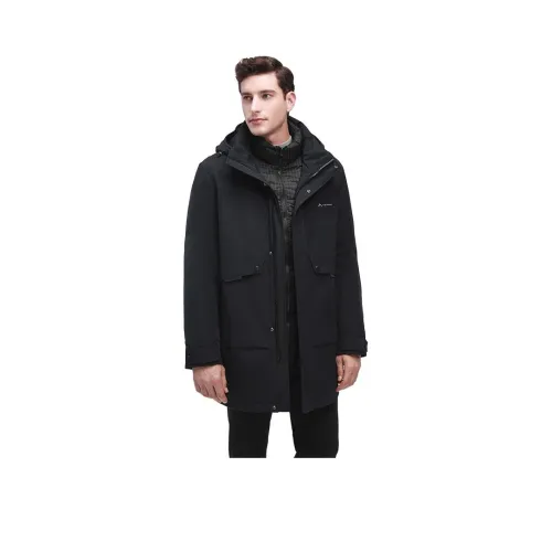 Yalu Пуховик Мужской Темно-Синий