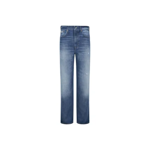 Calvin Klein SS25 Джинсовый Светло-Синий Мужские Джинсы