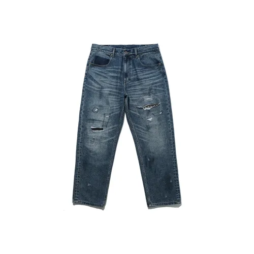 RESTICK Синий Мужские Джинсы